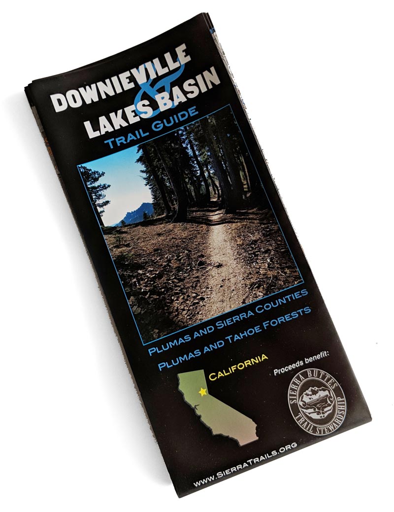 Downieville and Lakes Basin Map